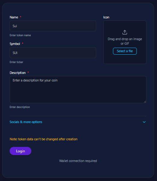 Register your meme coin